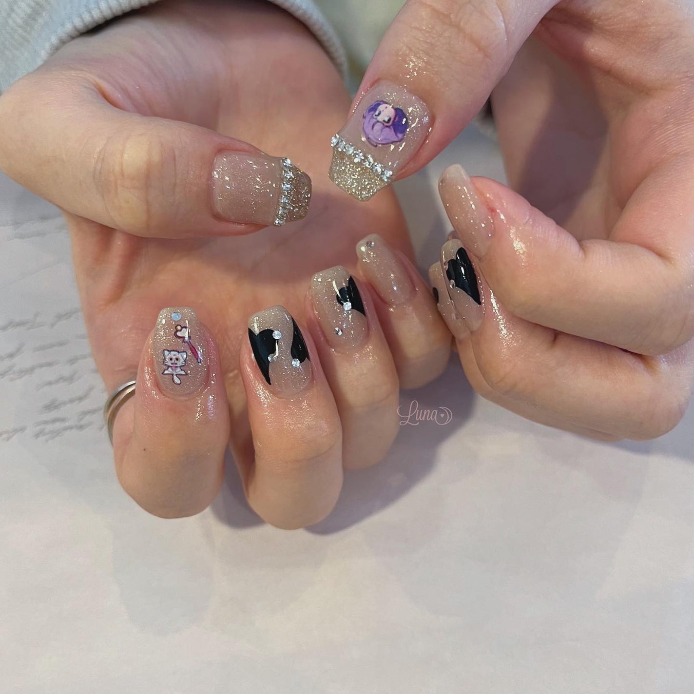 Iuna. Mizuki on LIPS 「.マミかわいい🪄💞#nail#nailstagram#geln..」(1枚目)