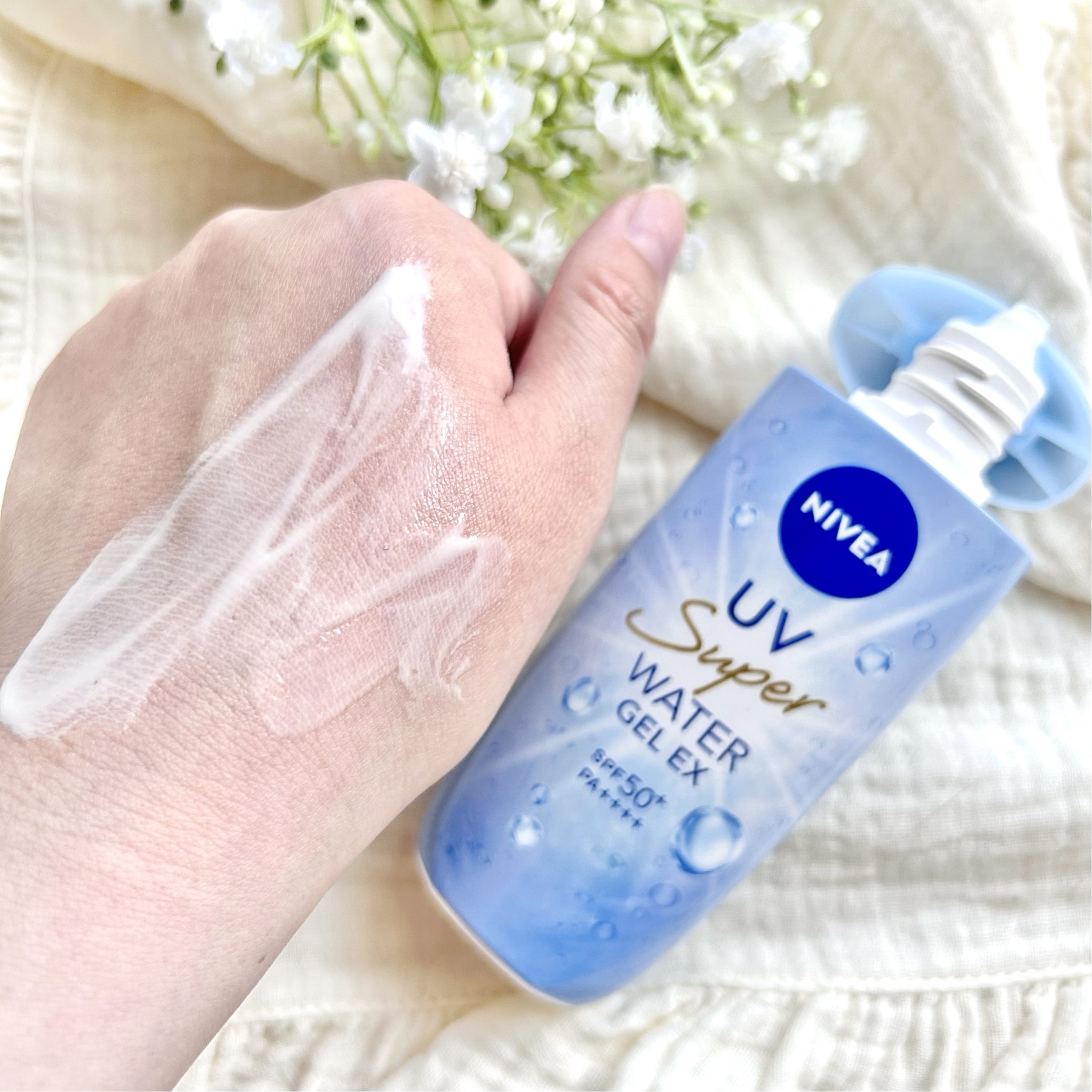 ニベアUV ウォータージェルEX/ニベア/日焼け止めジェルを使ったクチコミ（3枚目）