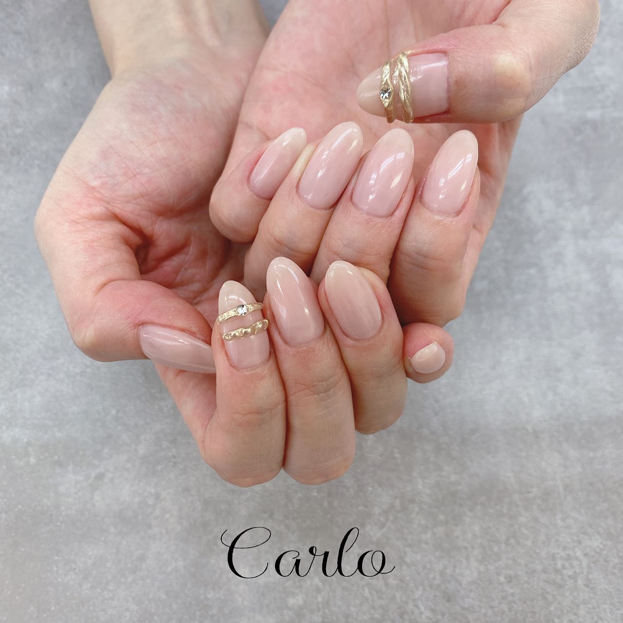 YUKA on LIPS 「.リングネイル💍..#nail#nailist#ネイル#ネイリ..」(2枚目)