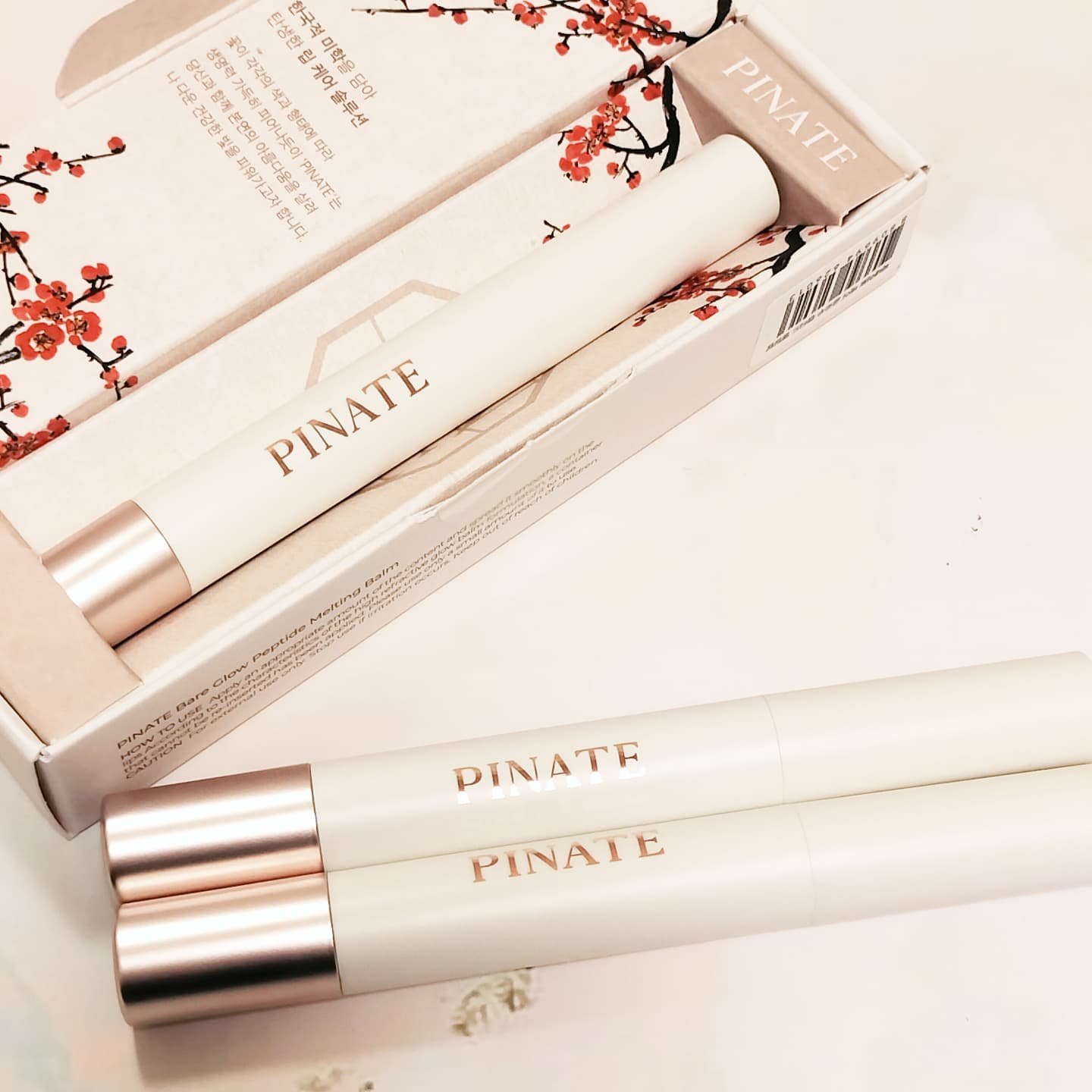 ベアグローペプチドメルティングバーム/PINATE/口紅を使ったクチコミ（1枚目）