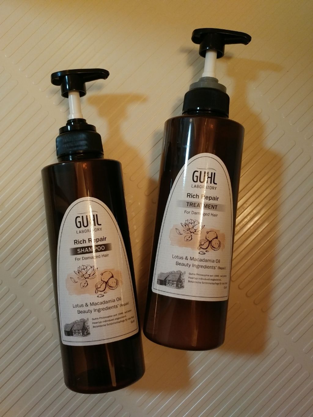 リッチリペア シャンプー/トリートメント/GUHL LABORATORY/市販シャンプーを使ったクチコミ（1枚目）