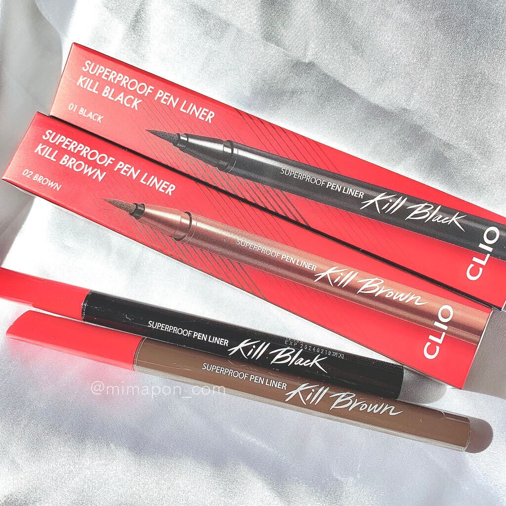 スーパープルーフ ペン ライナー/CLIO/リキッドアイライナーを使ったクチコミ(5枚目)