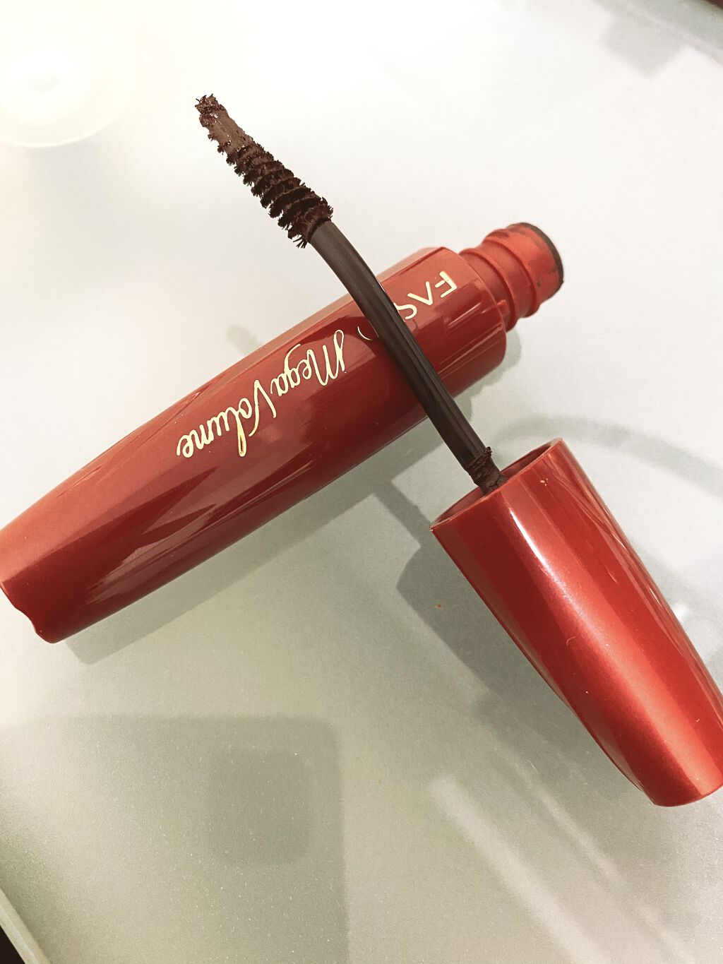 パワフルカール マスカラ EX (メガボリューム) BR300 ブラウン/FASIO/マスカラを使ったクチコミ（1枚目）