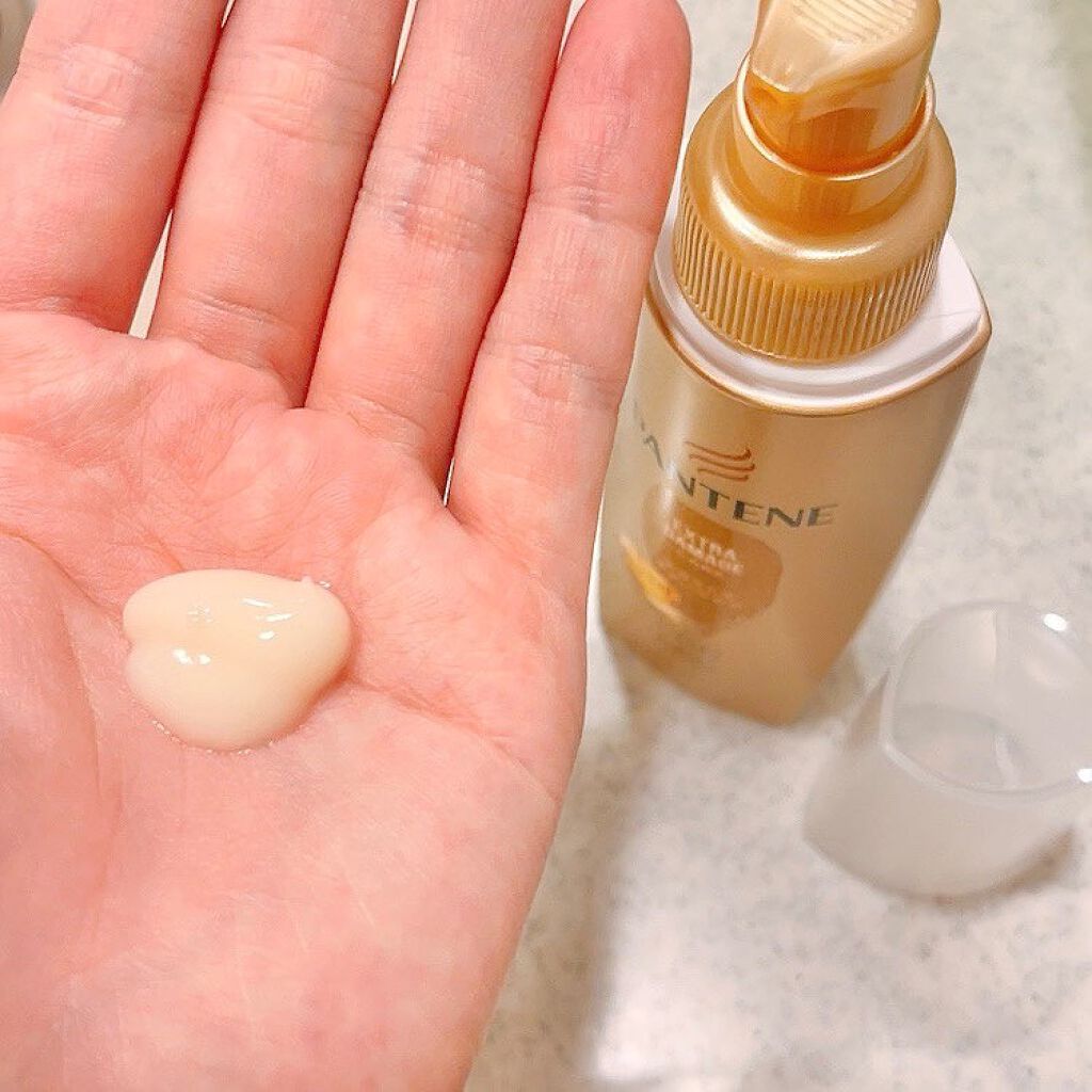 エクストラダメージケア インテンシブ ヴィタミルク 洗い流さないトリートメント /パンテーン/アウトバストリートメントを使ったクチコミ(4枚目)