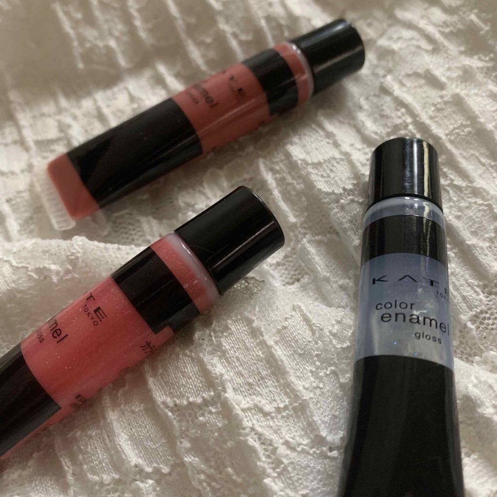 カラーエナメルグロス/KATE/リップグロスを使ったクチコミ(2枚目)