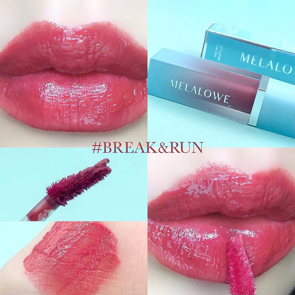 ロングラスティンググロウティント/MELALOWE/リップティントを使ったクチコミ(3枚目)