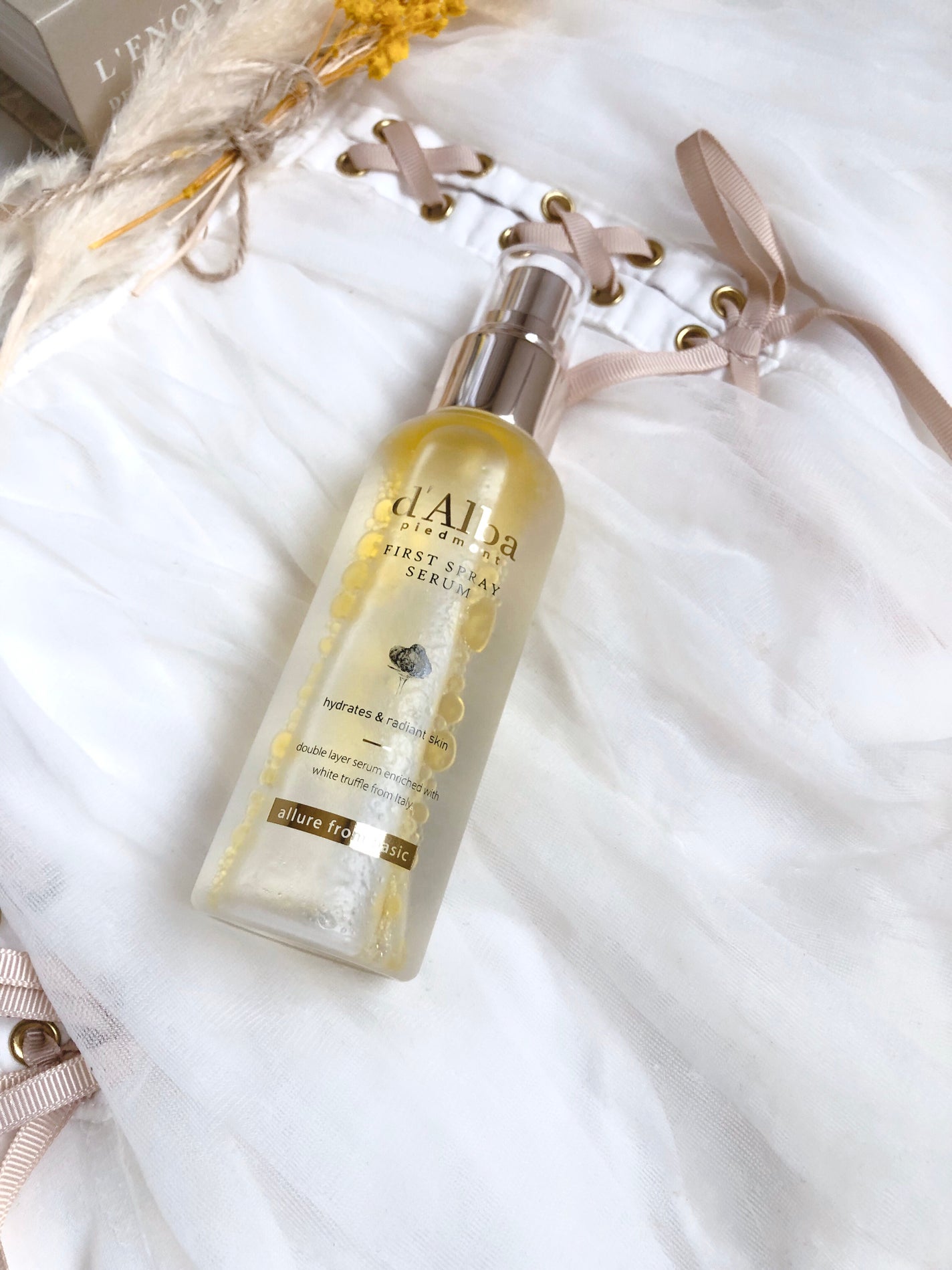 ダルバ ホワイトトリュフファーストスプレーセラム/ダルバ/ミスト状化粧水を使ったクチコミ(1枚目)