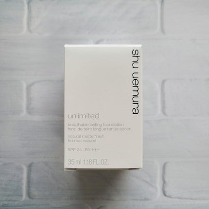 (旧)アンリミテッド ラスティング フルイド/shu uemura/リキッドファンデーションを使ったクチコミ(4枚目)