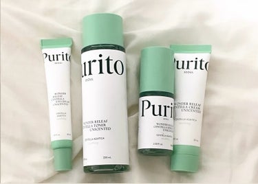 Purito Seoul ワンダーリリーフ センテラ クリーム アンセンティドのクチコミ「Purito
  ワンダーリリーフセンテラ　
　　　　　　　　　　　　　　　トナー　アンセンテ.....」（1枚目）