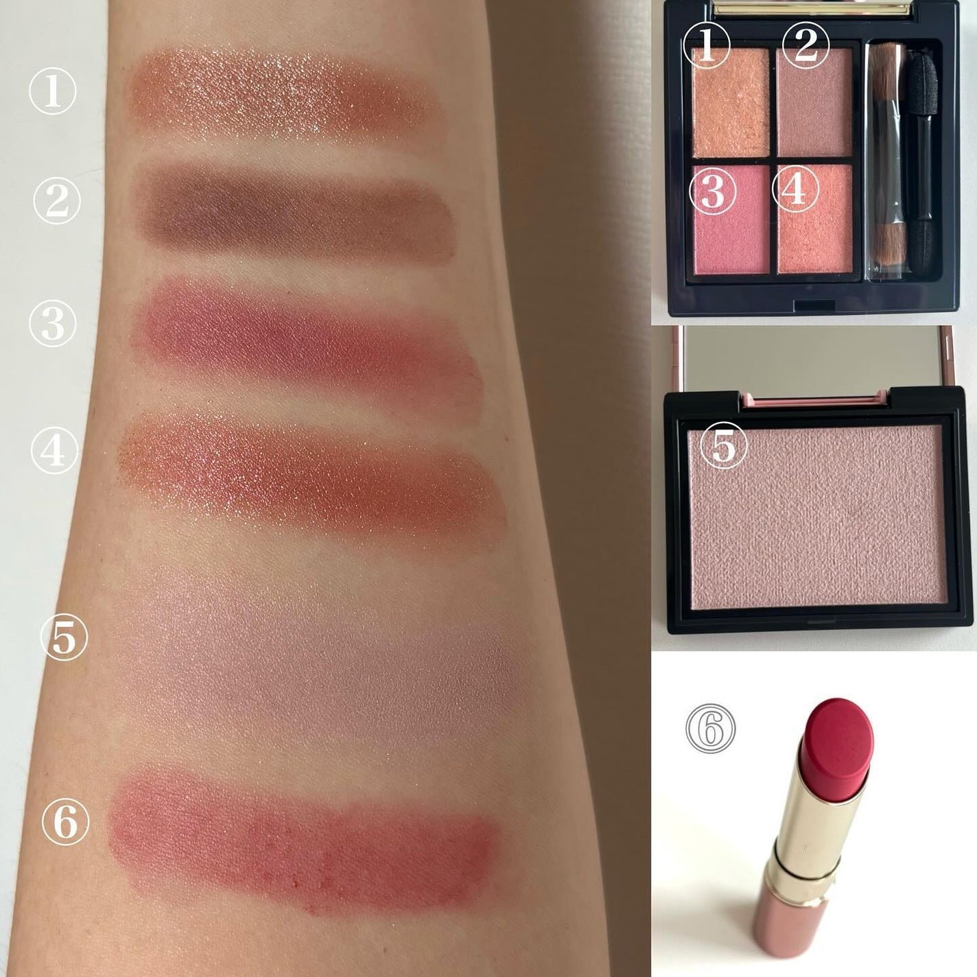 ホリデーコフレ2023〈ジョイピンク〉/エトヴォス/メイクアップキットを使ったクチコミ(2枚目)