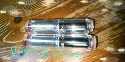 ラスティンググロスリップ/CEZANNE/口紅を使ったクチコミ(1枚目)