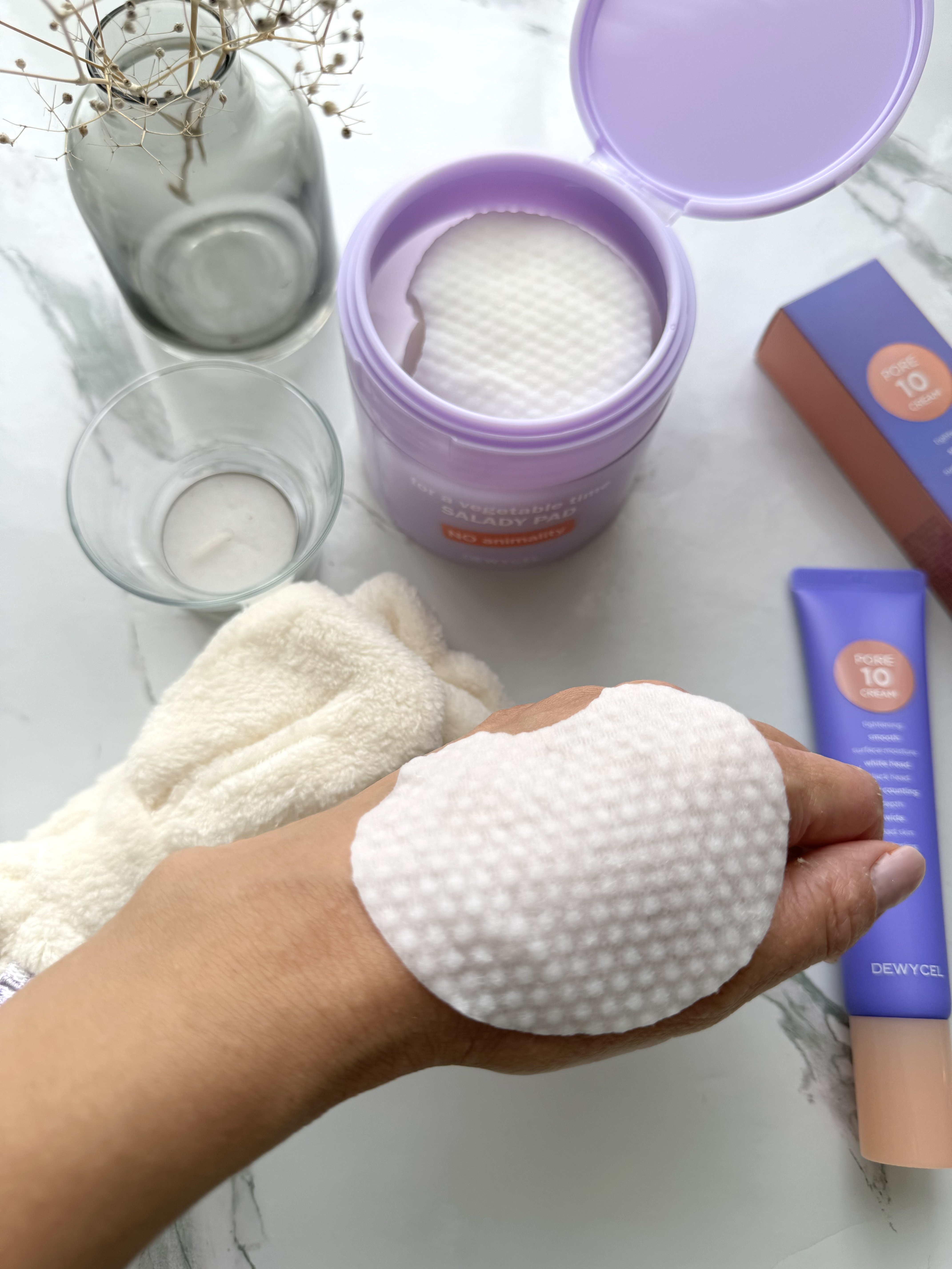 ポアーテンクリーム/DEWYCEL/化粧下地を使ったクチコミ（3枚目）