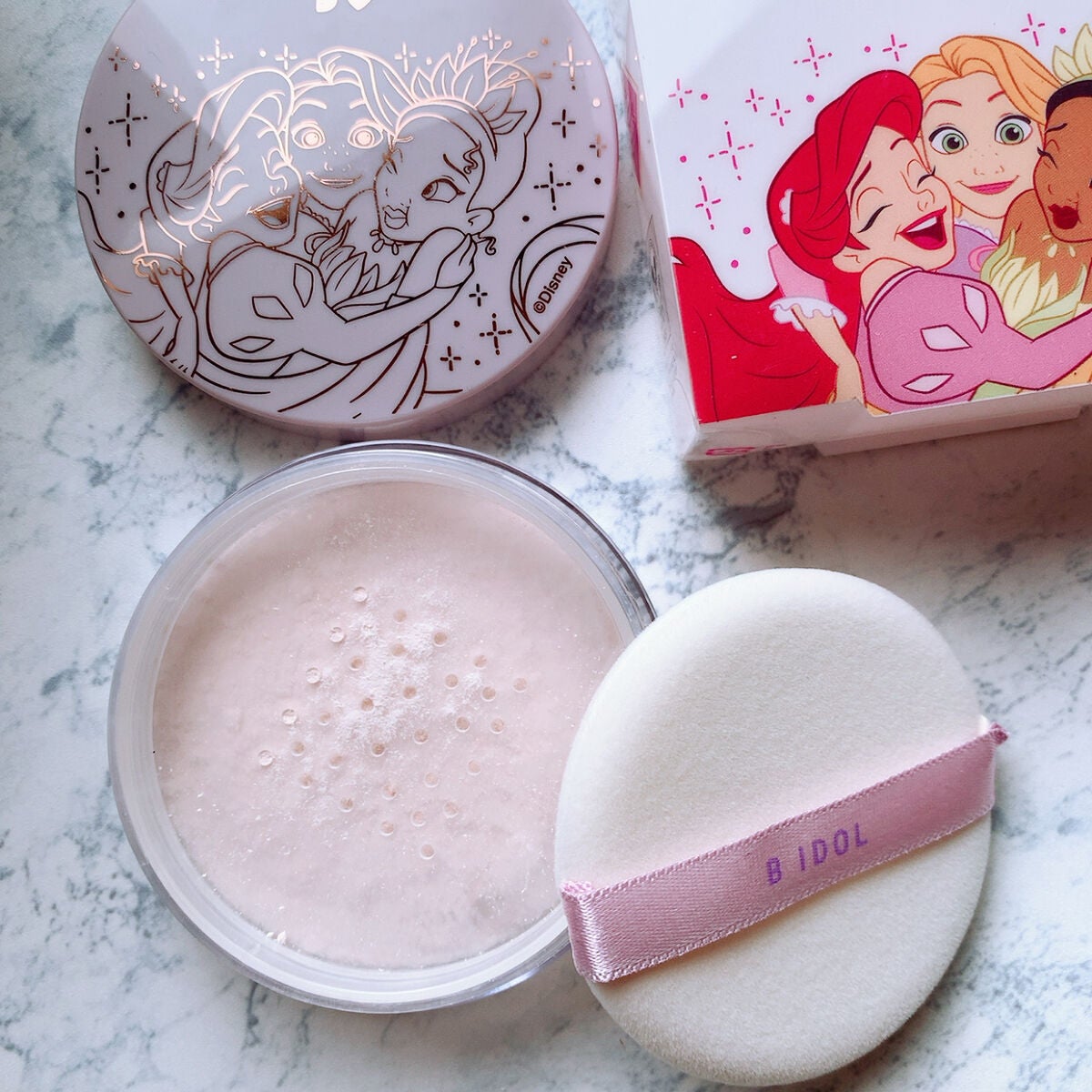 シルクアイスパウダー/b idol/ルースパウダーを使ったクチコミ(2枚目)