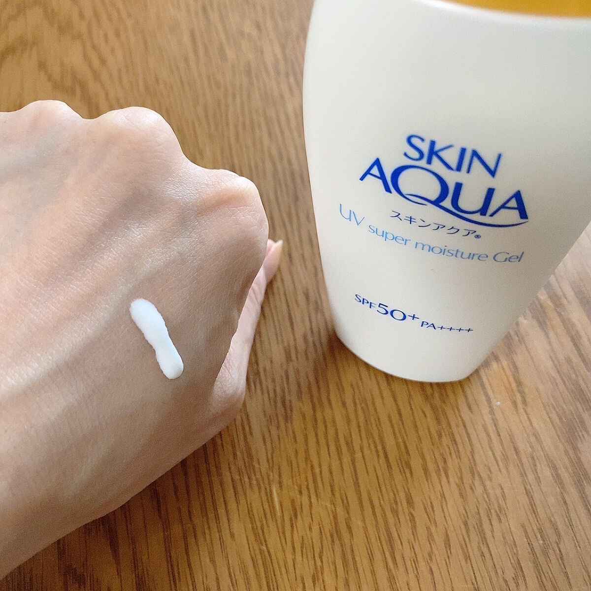 スキンアクア スーパーモイスチャージェル/スキンアクア/日焼け止めジェルを使ったクチコミ（2枚目）