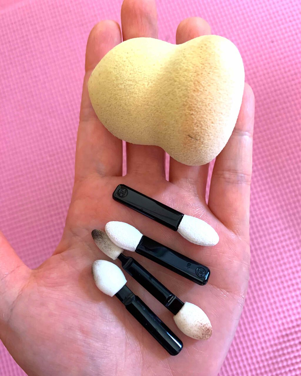 パフ・スポンジ専用洗剤/DAISO/その他化粧小物を使ったクチコミ(3枚目)