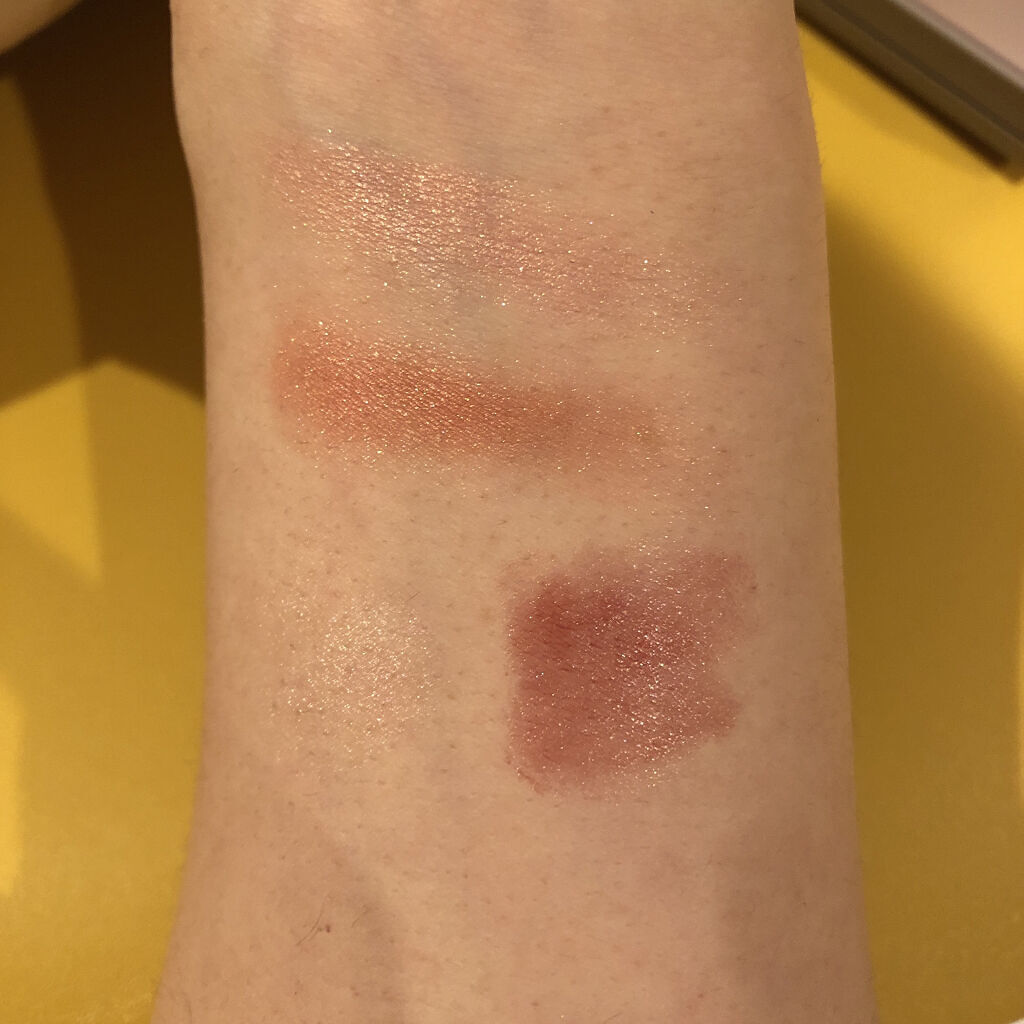 グローフリーダムパレットライジング/THREE/クリームハイライトを使ったクチコミ（3枚目）