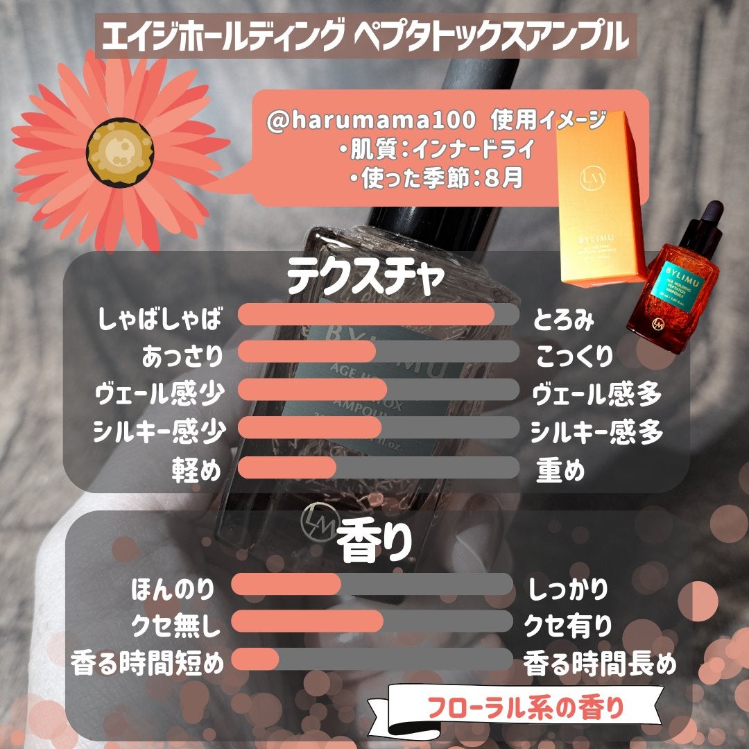 エイジホールディングペプタトックスアンプル/BYLIMU/美容液を使ったクチコミ(3枚目)