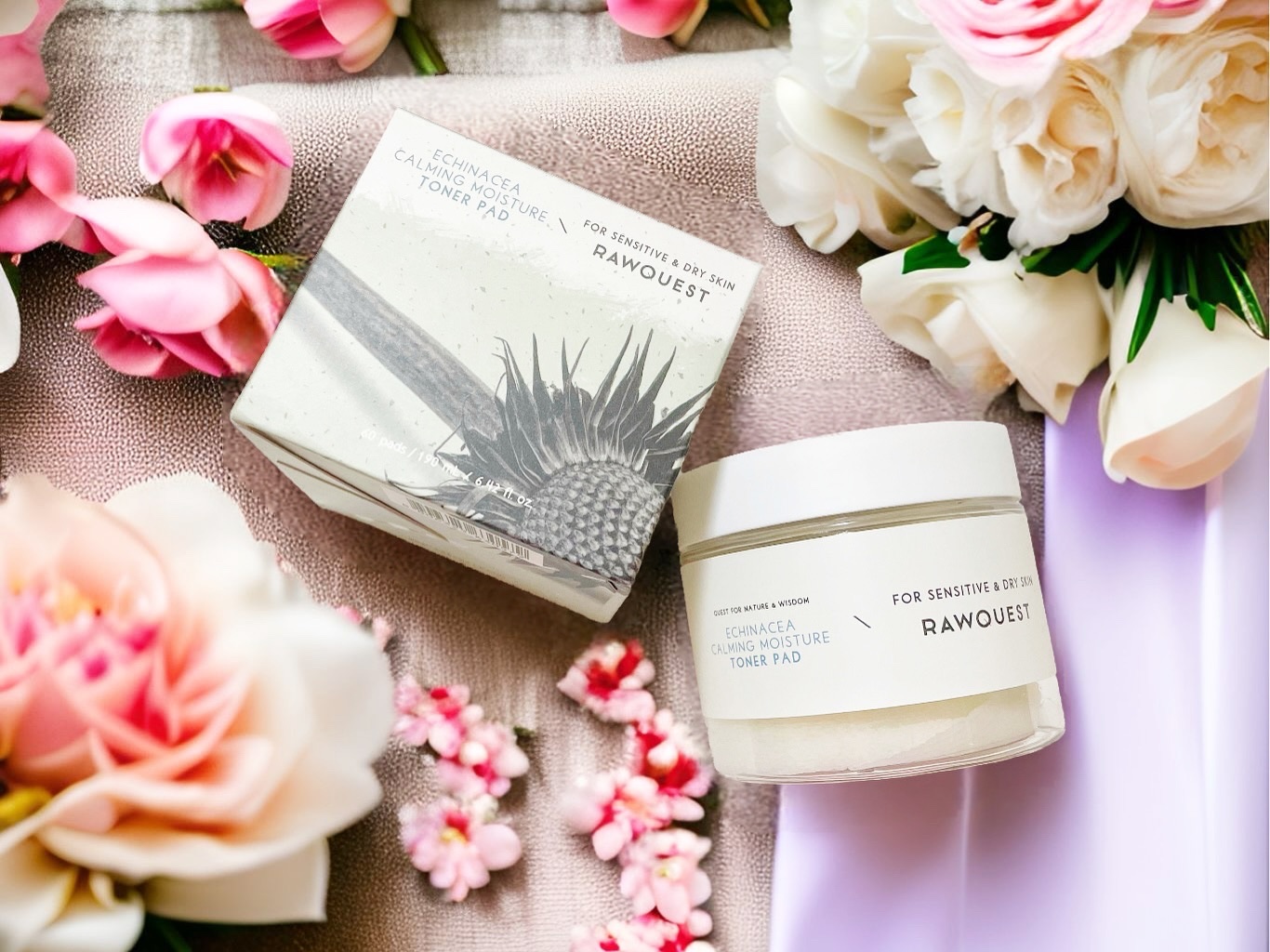 エキネシア カーミングモイスチャートナーパッド/RAWQUEST/トナーパッドを使ったクチコミ（1枚目）