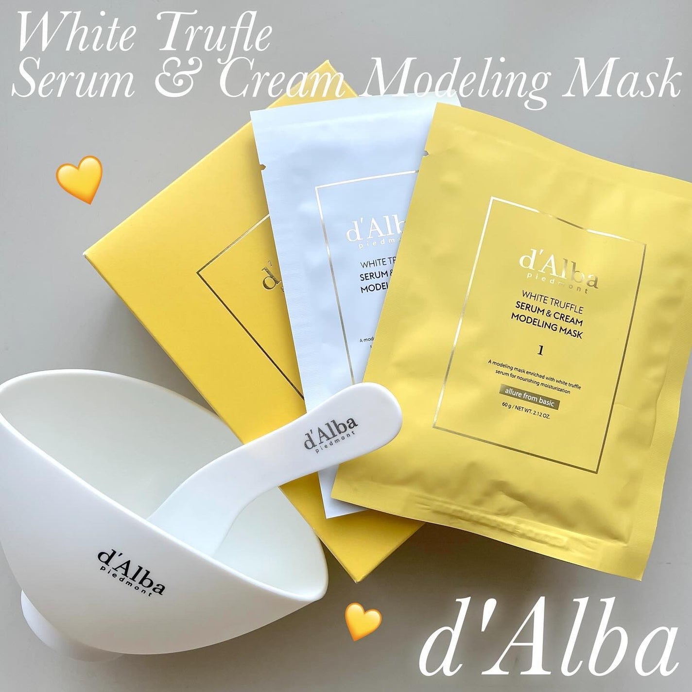 WHITE TRUFFLE SERUM & CREAM MODELING MASK/ダルバ/その他スキンケアを使ったクチコミ(1枚目)