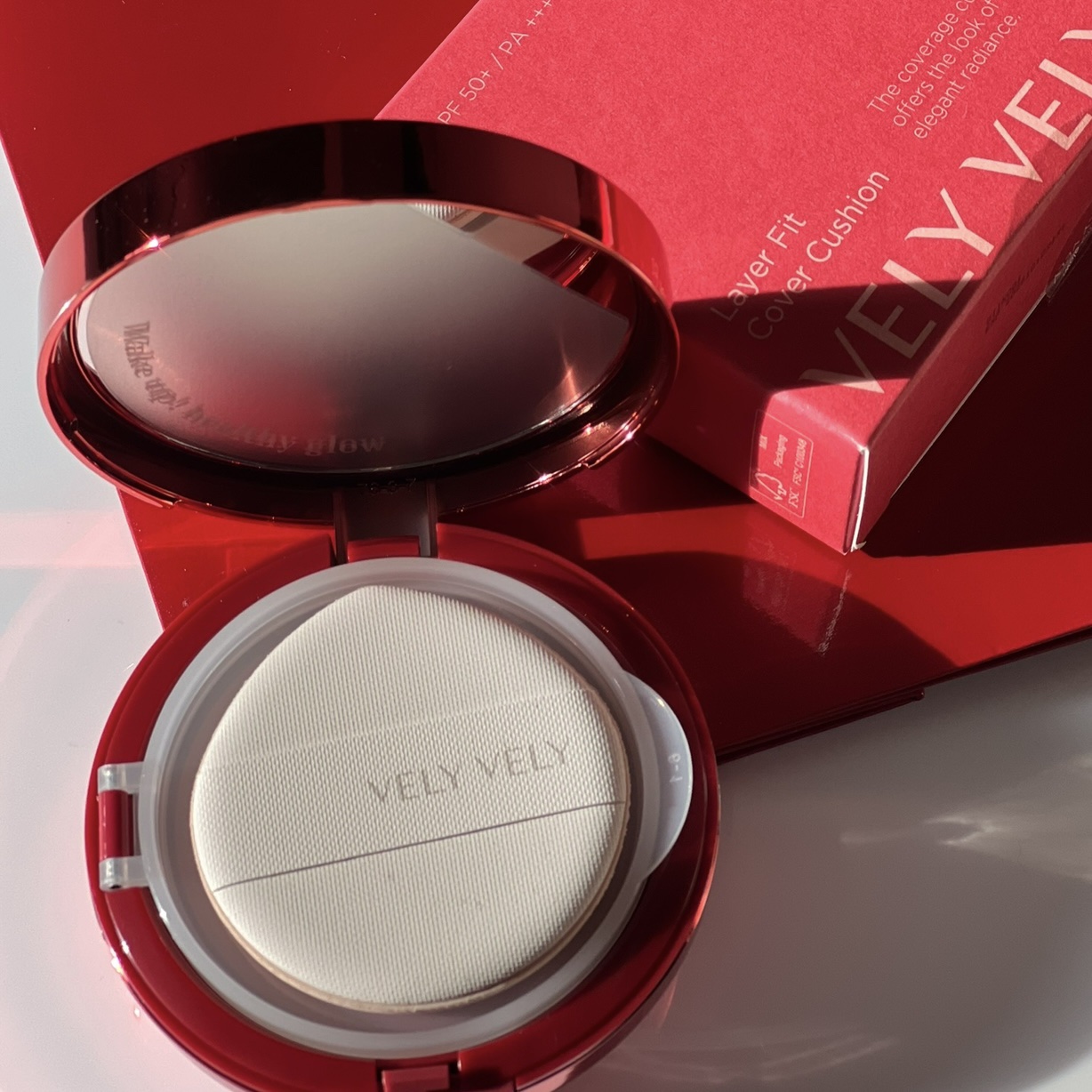 レイヤーフィットカバークッション/VELY VELY/クッションファンデーションを使ったクチコミ（2枚目）