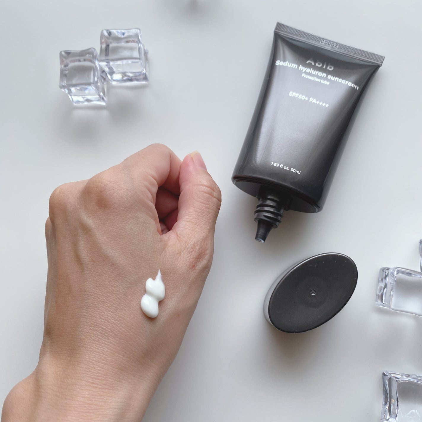 水分草ヒアルロン日焼け止めプロテクションチューブ/Abib /日焼け止めクリームを使ったクチコミ(2枚目)