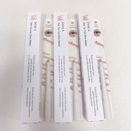 スリムチップキュートアイズメーカー 01サンドパラダイス/Dear.A/ペンシルアイライナーを使ったクチコミ(2枚目)