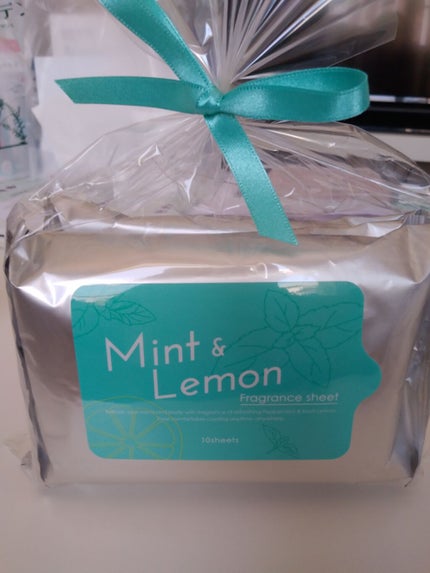 ミント&レモン フレグランスシート/生活の木/ボディシートを使ったクチコミ(1枚目)