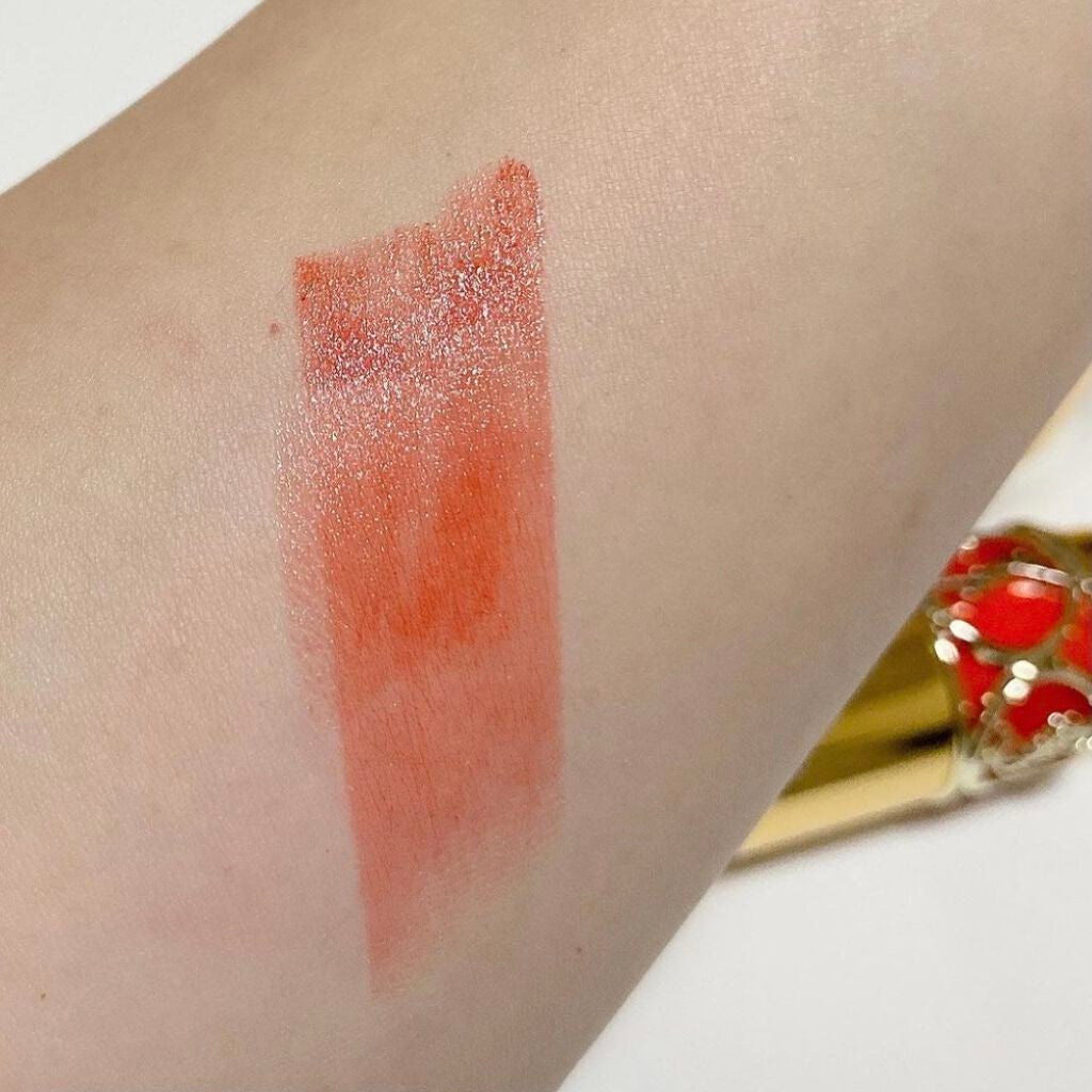 ルージュ ヴォリュプテ シャイン/YVES SAINT LAURENT BEAUTE/口紅を使ったクチコミ(4枚目)