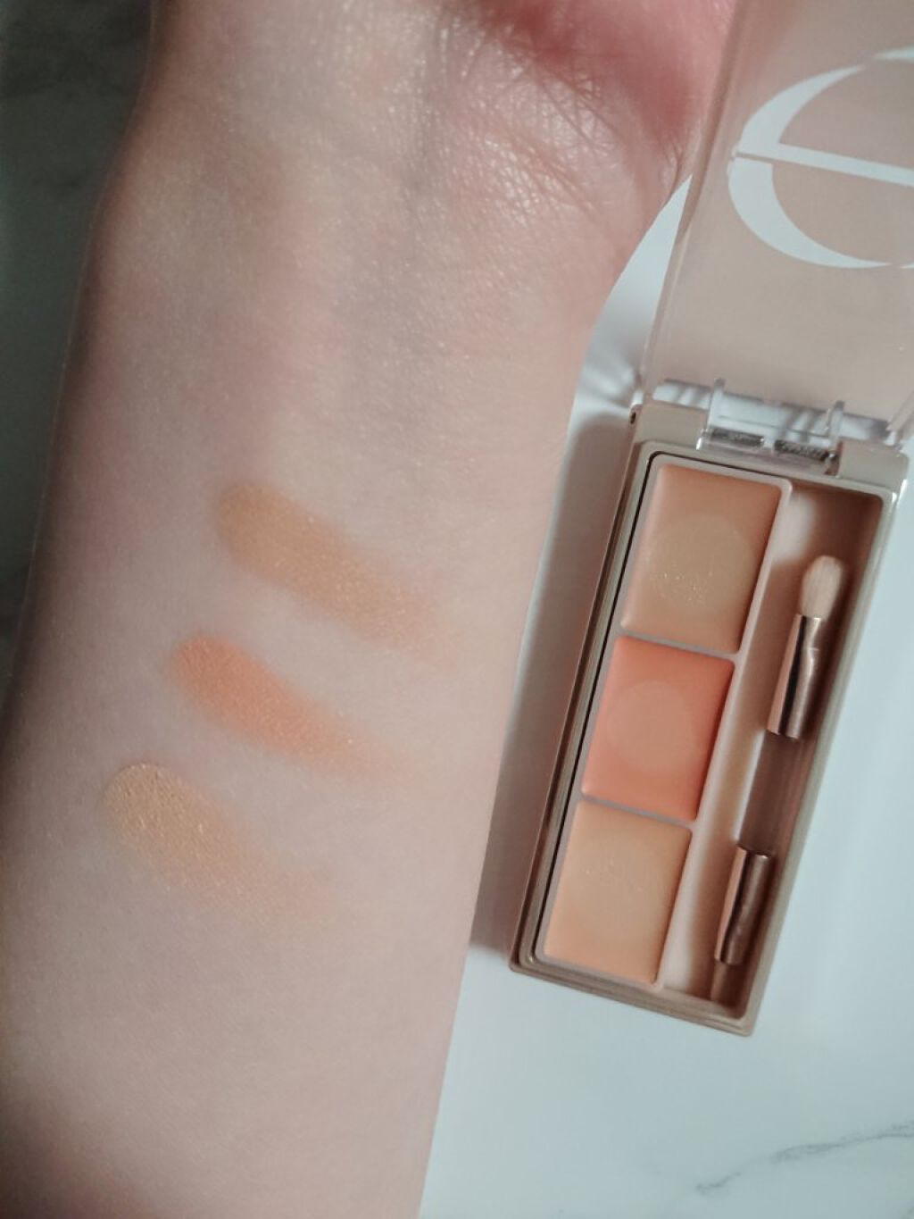 サイレントカバー コンシーラー/excel/パレットコンシーラーを使ったクチコミ(3枚目)