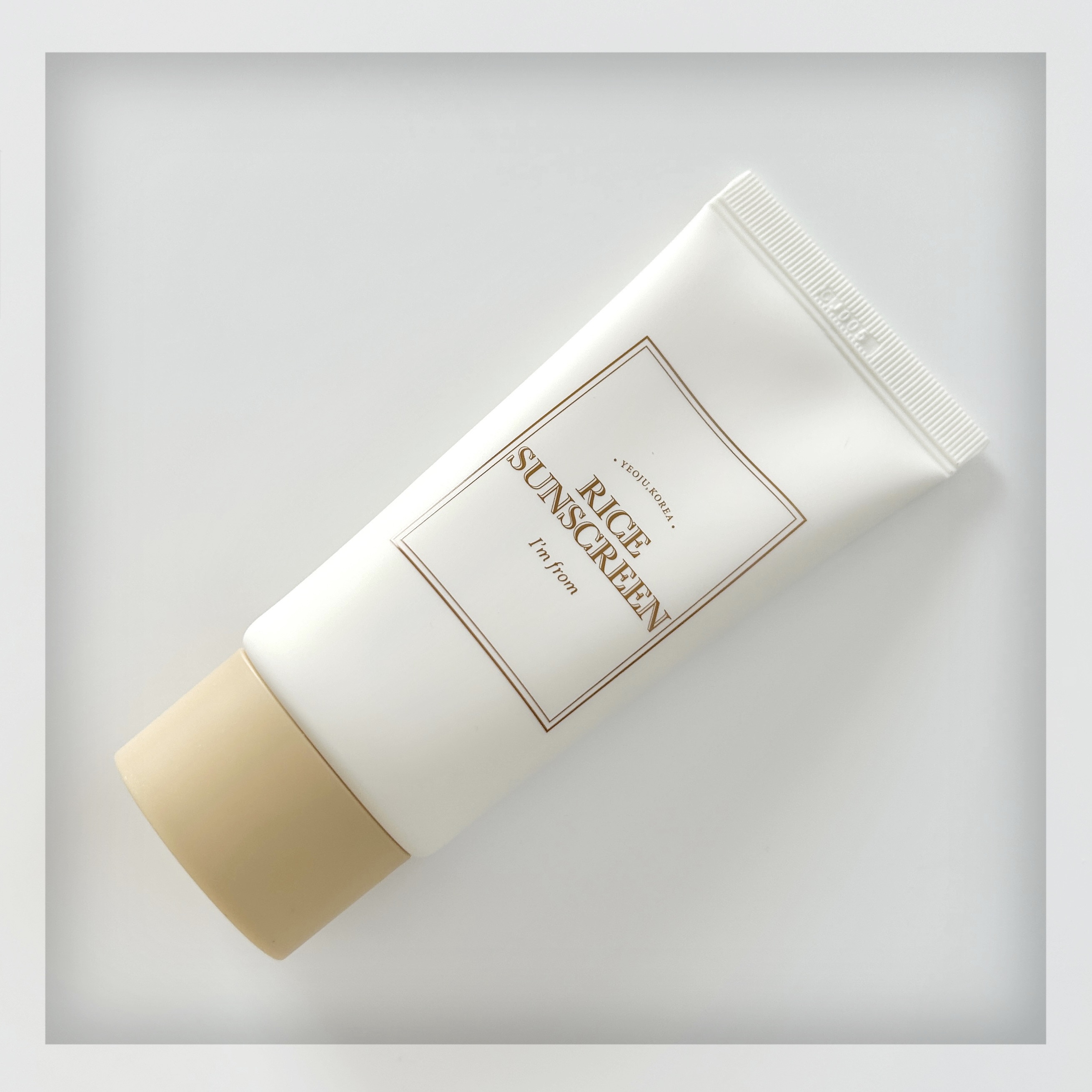 ライスサンスクリーン/I'm from/日焼け止めクリームを使ったクチコミ（2枚目）