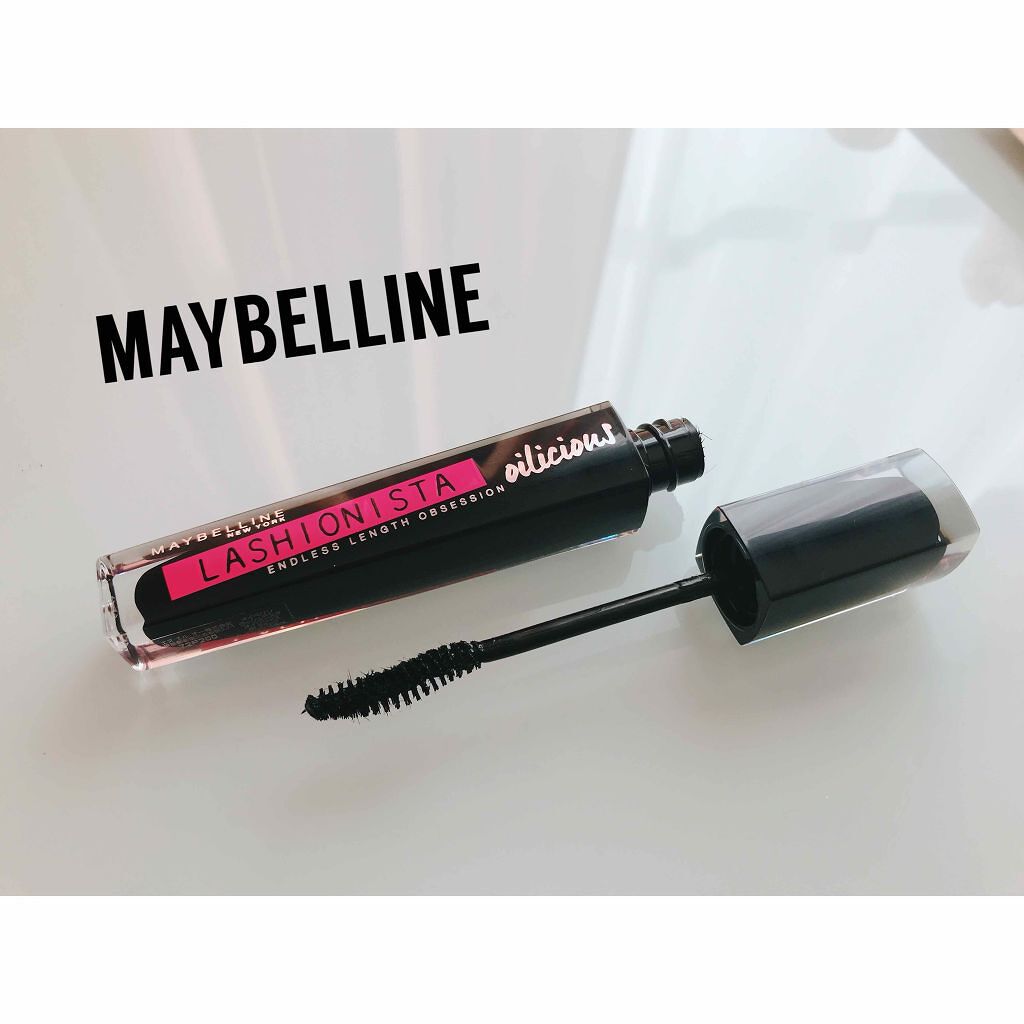 ラッシュニスタ オイリシャス 01 ブラック/MAYBELLINE NEW YORK/マスカラを使ったクチコミ（1枚目）
