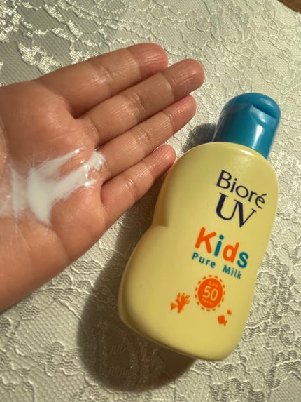 ビオレUV キッズピュアミルク/ビオレ/日焼け止めミルクを使ったクチコミ(1枚目)