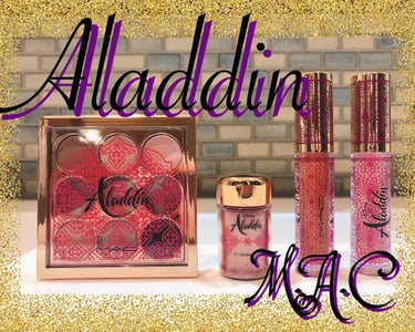 MAC アイシャドウパレットAladdin、MAC口紅リップグロスAladdin - 口紅