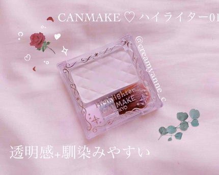 ハイライター/キャンメイク/パウダーハイライトを使ったクチコミ(1枚目)