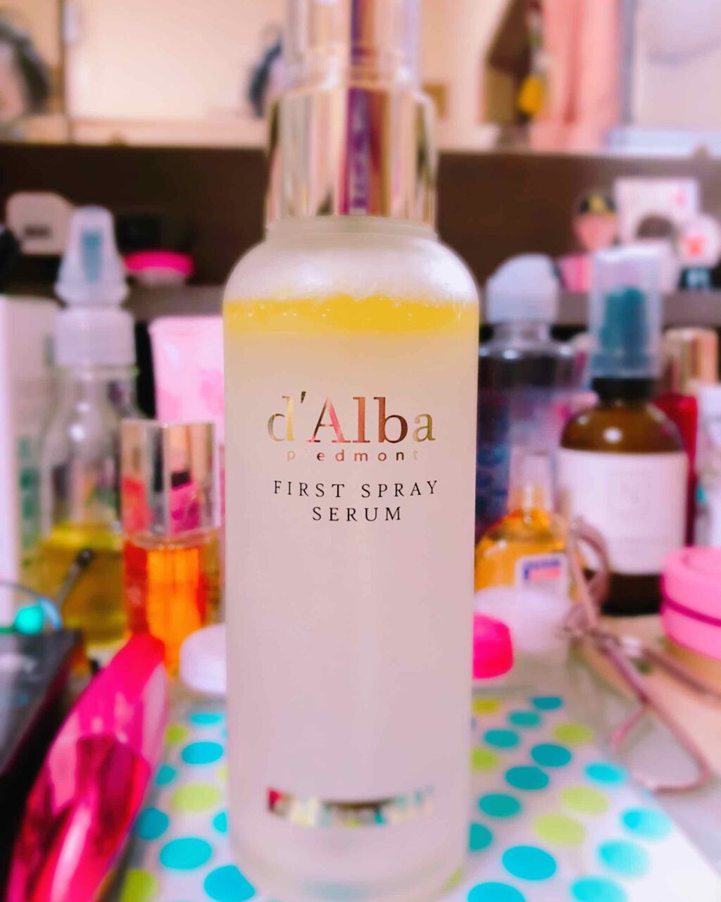 ダルバ ホワイトトリュフファーストスプレーセラム/ダルバ/ミスト状化粧水を使ったクチコミ（1枚目）