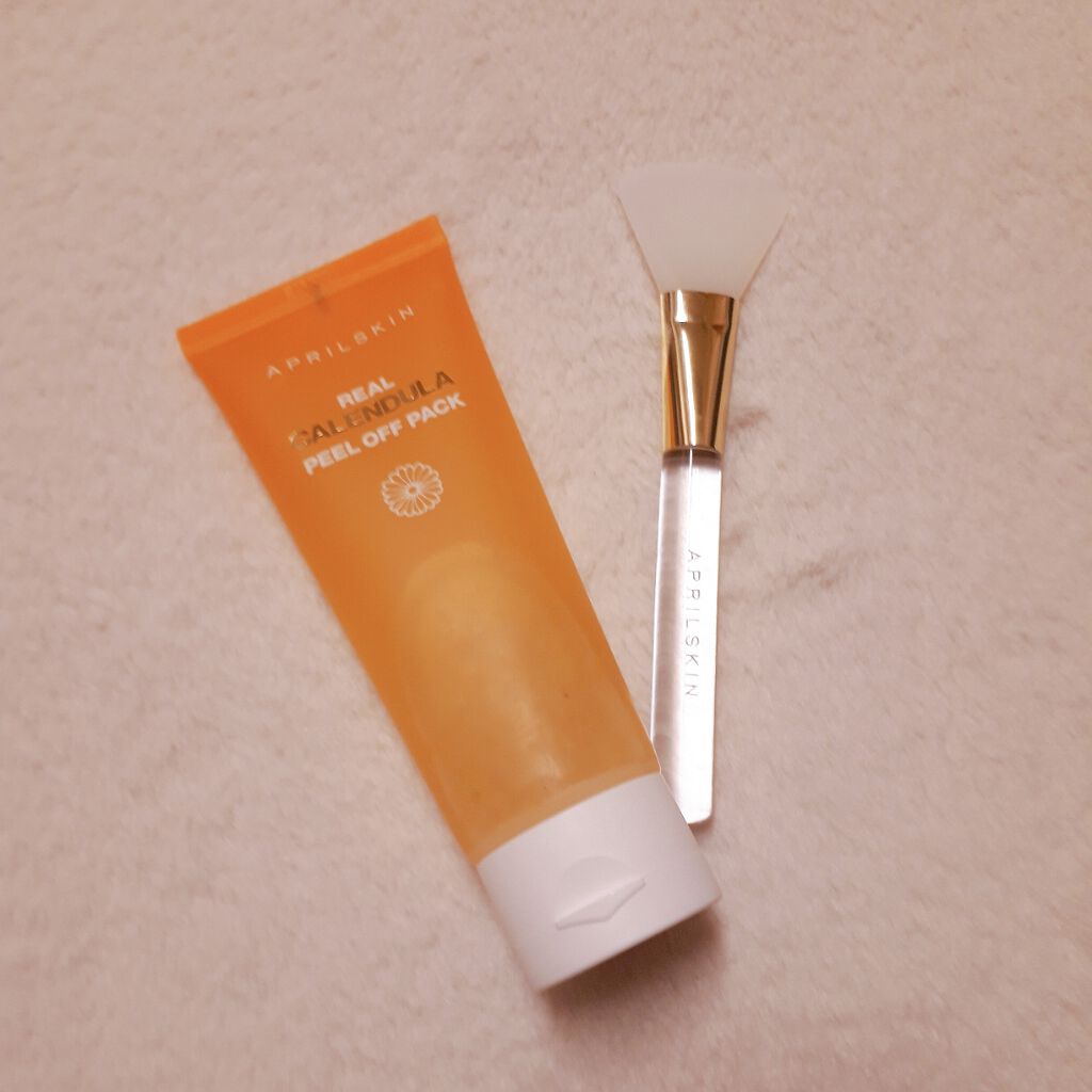 リアルカレンデュラピールオフパック/APRILSKIN/ピーリングを使ったクチコミ(1枚目)
