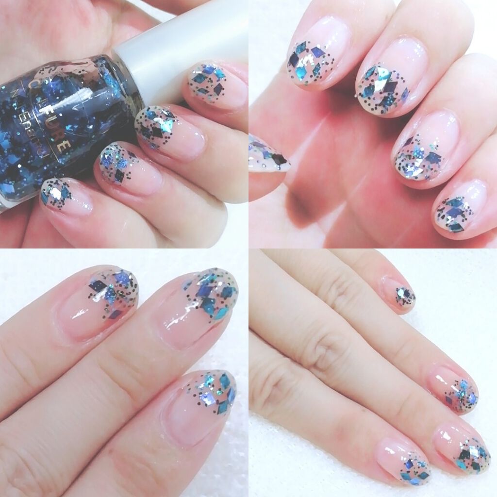 ネイル エナメル 073 カラフルラメ/ちふれ/マニキュアを使ったクチコミ（2枚目）