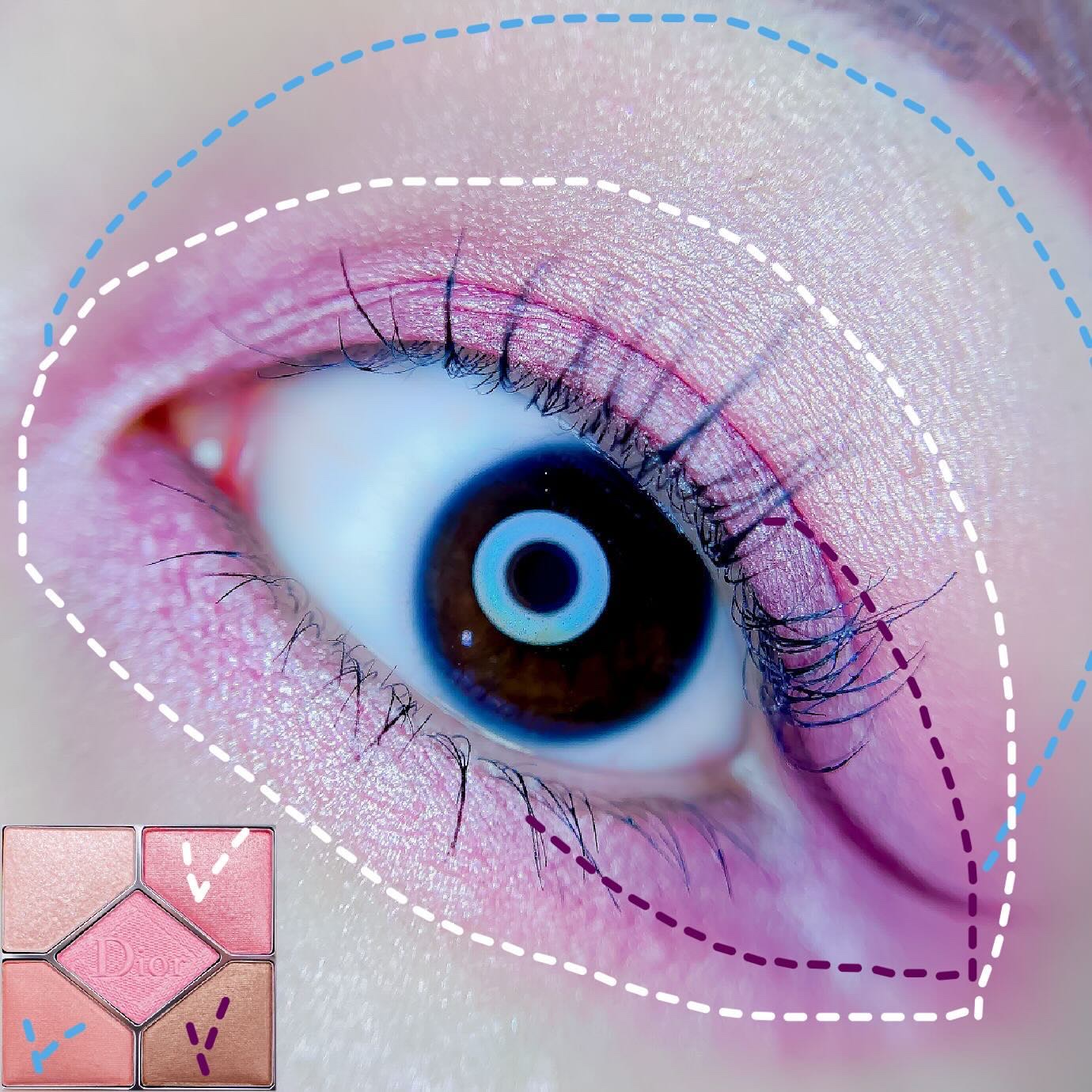 【旧】サンク クルール クチュール/Dior/アイシャドウパレットを使ったクチコミ（2枚目）