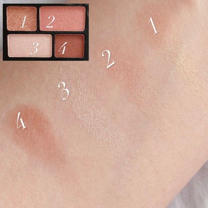 GENE TOKYO リラクシーアイシャドウ/DAISO/アイシャドウパレットを使ったクチコミ(2枚目)