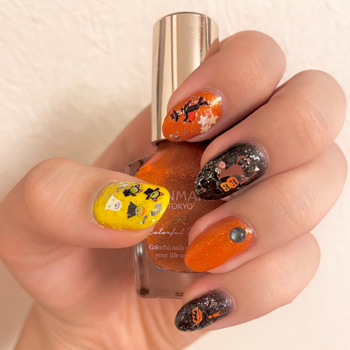 カラフルネイルズ/キャンメイク/マニキュアを使ったクチコミ(4枚目)