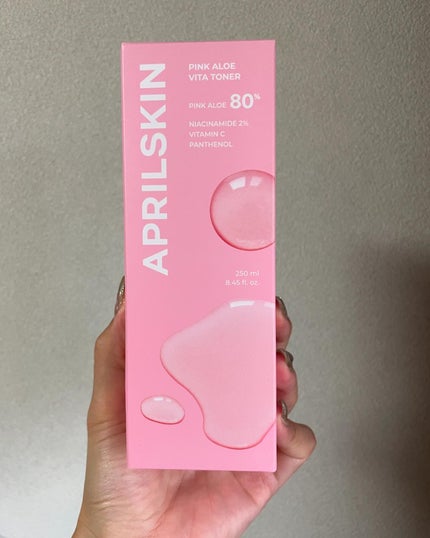ピンクアロエビタトナー/APRILSKIN/化粧水を使ったクチコミ(2枚目)