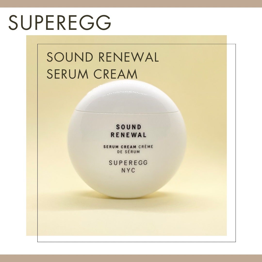 サウンド リニューアル セラムクリーム/SUPEREGG /フェイスクリームを使ったクチコミ(1枚目)