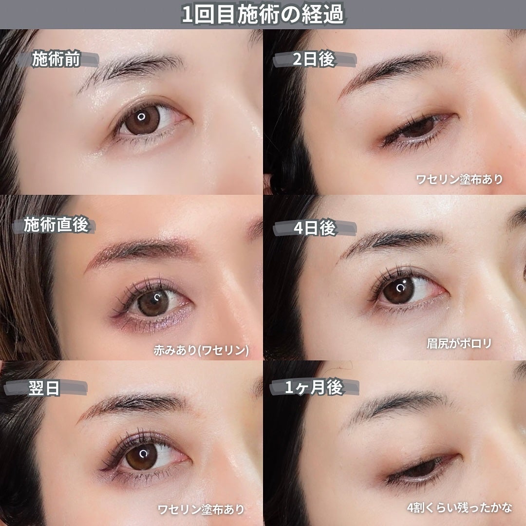 talico on LIPS 「【濃いめ自眉毛による眉毛アートレポ2024】わりと眉毛ある方..」(3枚目)