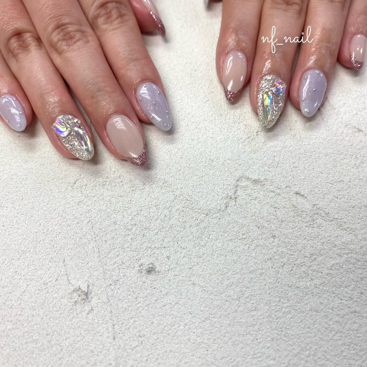 Natsumi◎nailist on LIPS 「nuance..#ネイル#ネイルデザイン#ネイルアート#シ..」(2枚目)