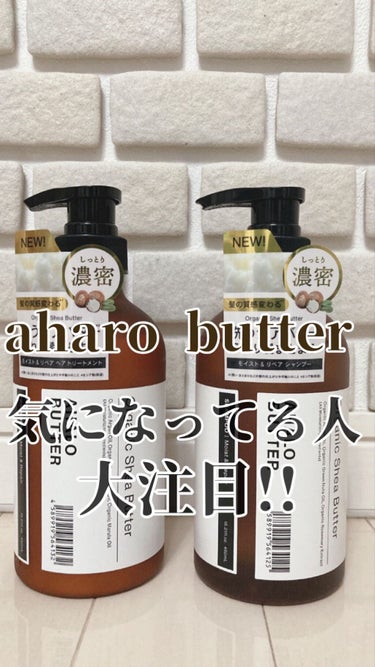 こんにちは！おくらです🥬
今日はAHALO BUTTERモイスト＆リペア シャンプー／ヘアトリートメントをご紹介します！

私の髪質などの細かい情報はヘアケアの投稿にあるので、見ていただけたら嬉しいです