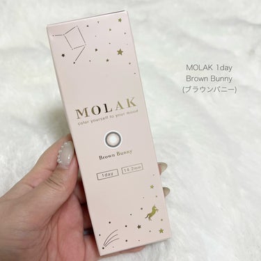 MOLAK 1day ブラウンバニー/MOLAK/ワンデー（１DAY）カラコンを使ったクチコミ（2枚目）