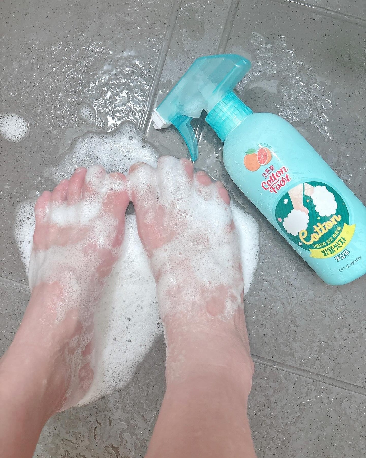 足を洗おう フットシャンプー/ON: THE BODY/レッグ・フットケアを使ったクチコミ(2枚目)