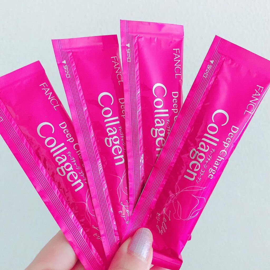 ディープチャージ  コラーゲン スティックゼリー/ファンケル/美容サプリメントを使ったクチコミ（2枚目）