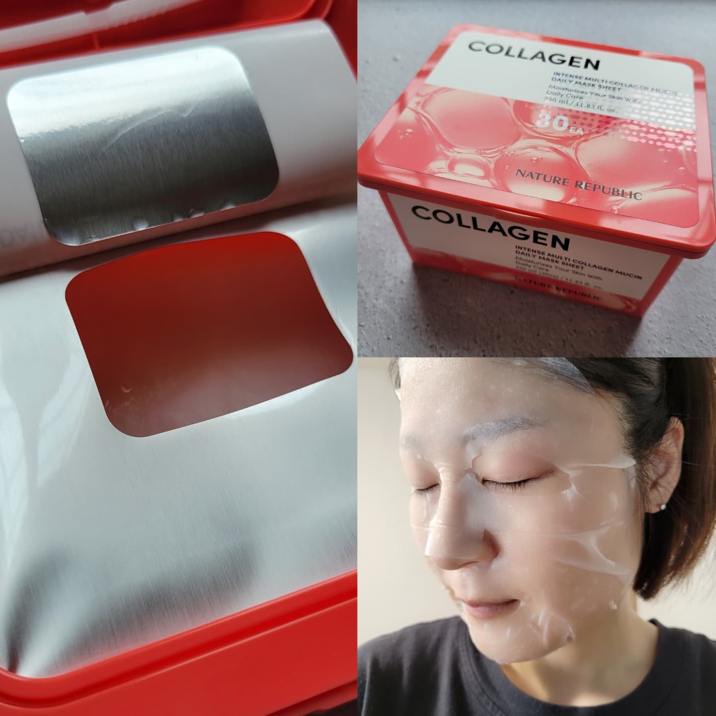 インテンスマルチコラーゲンムチンデイリーマスク/ネイチャーリパブリック/シートマスク・パックを使ったクチコミ（3枚目）