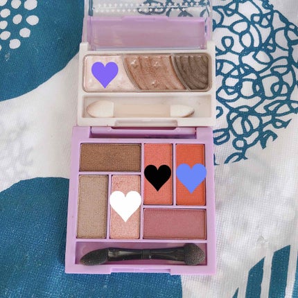 トーンアップアイシャドウ/CEZANNE/アイシャドウパレットを使ったクチコミ(2枚目)